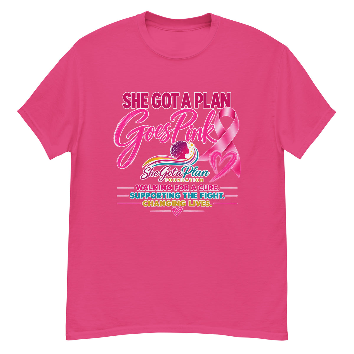 The Goes Dark Pink Awareness Tee